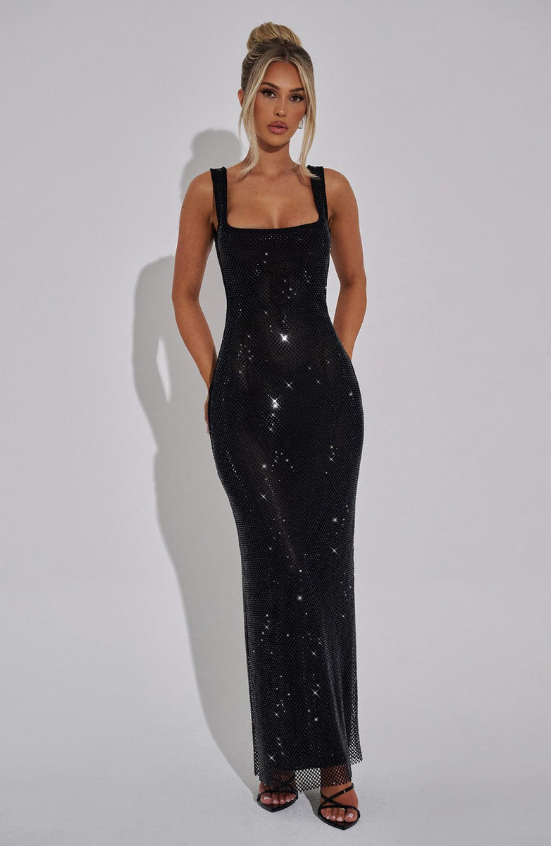 Gloria - Maxi Kleid | Party Glitzerkleid