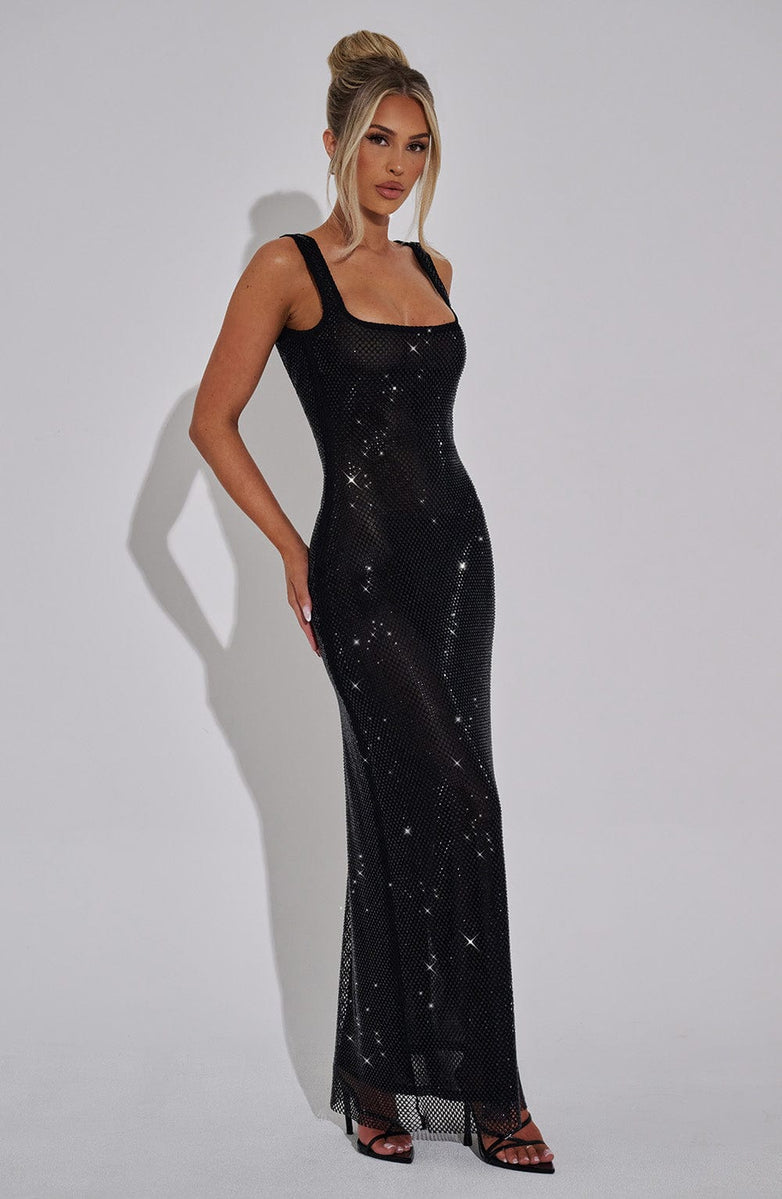 Gloria - Maxi Kleid | Party Glitzerkleid