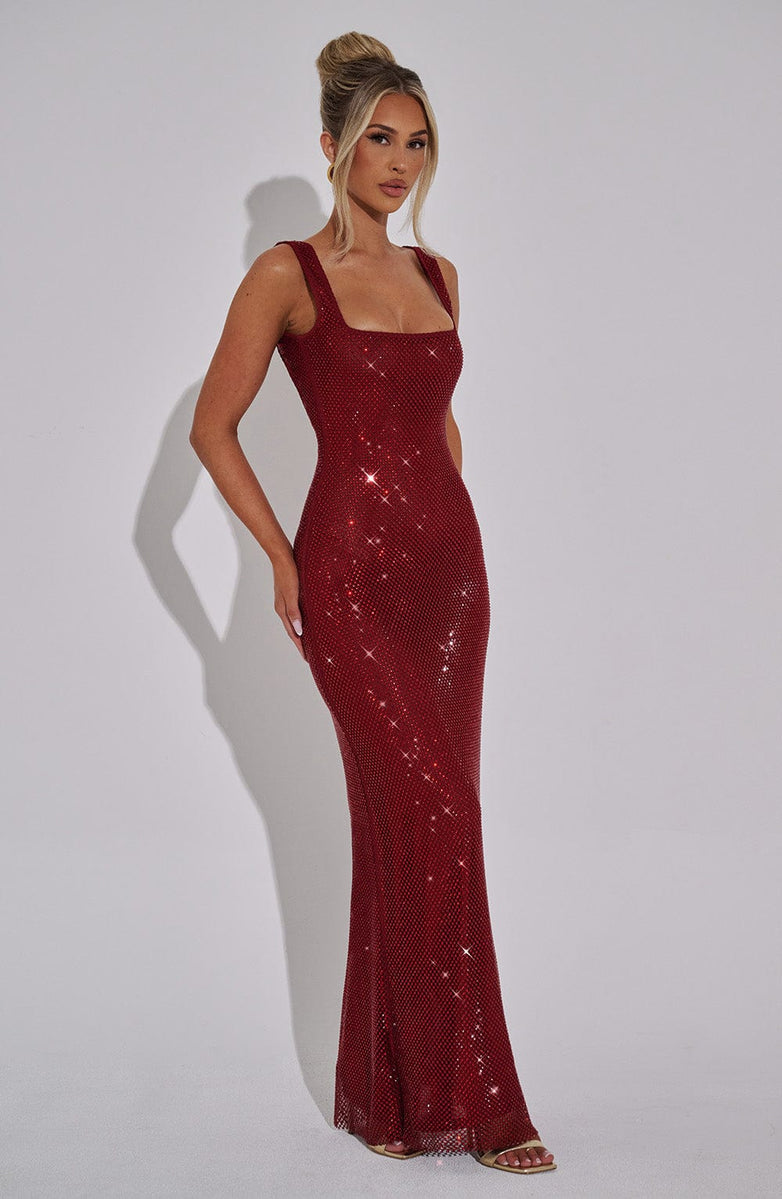 Gloria - Maxi Kleid | Party Glitzerkleid