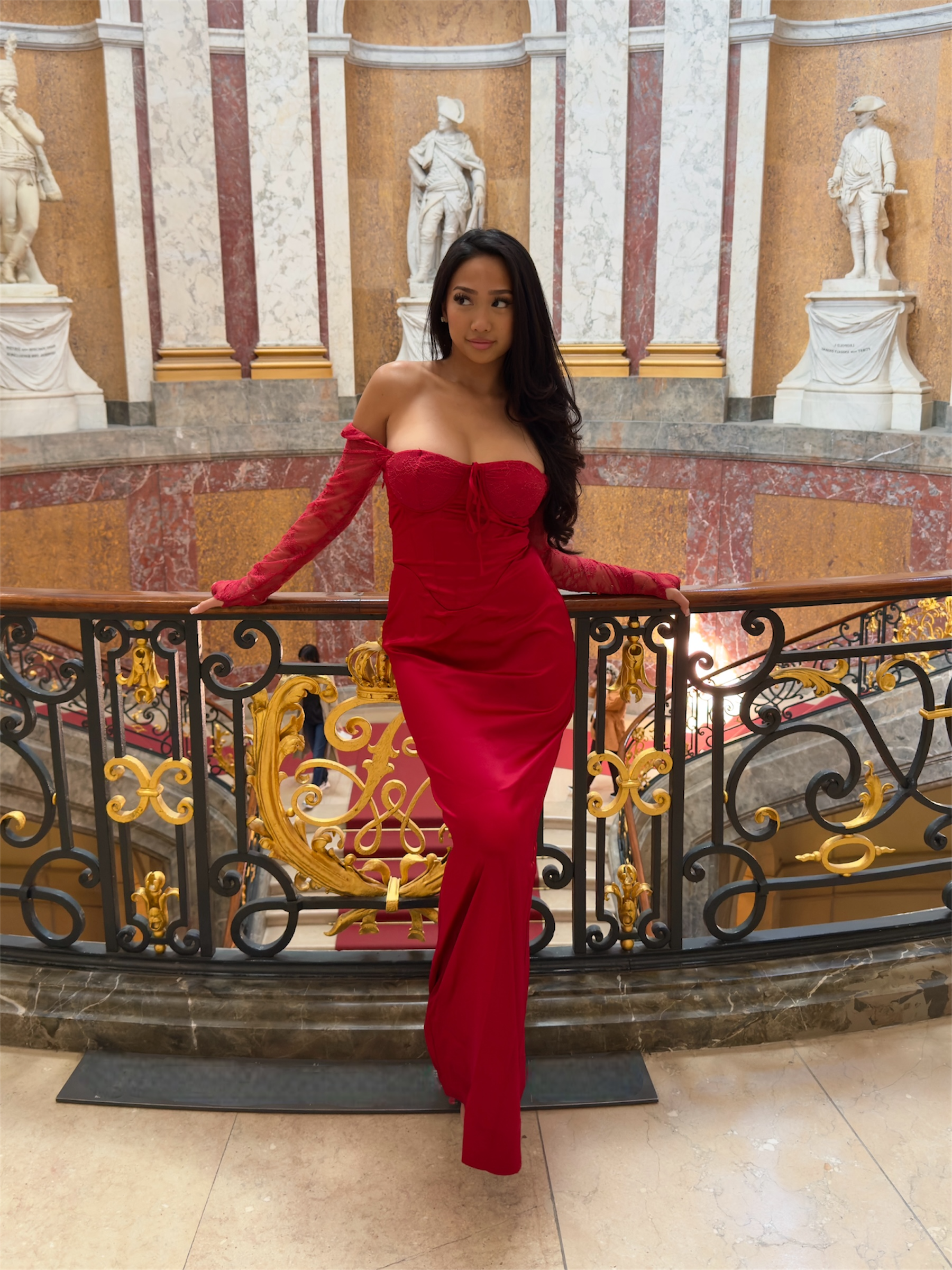 Noemie - Maxi Spitzenkleid