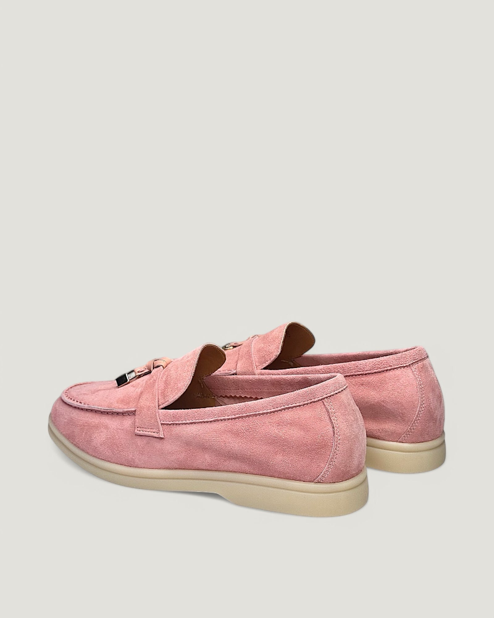 Klassische Amulett Loafer Damen - Dusty Rose