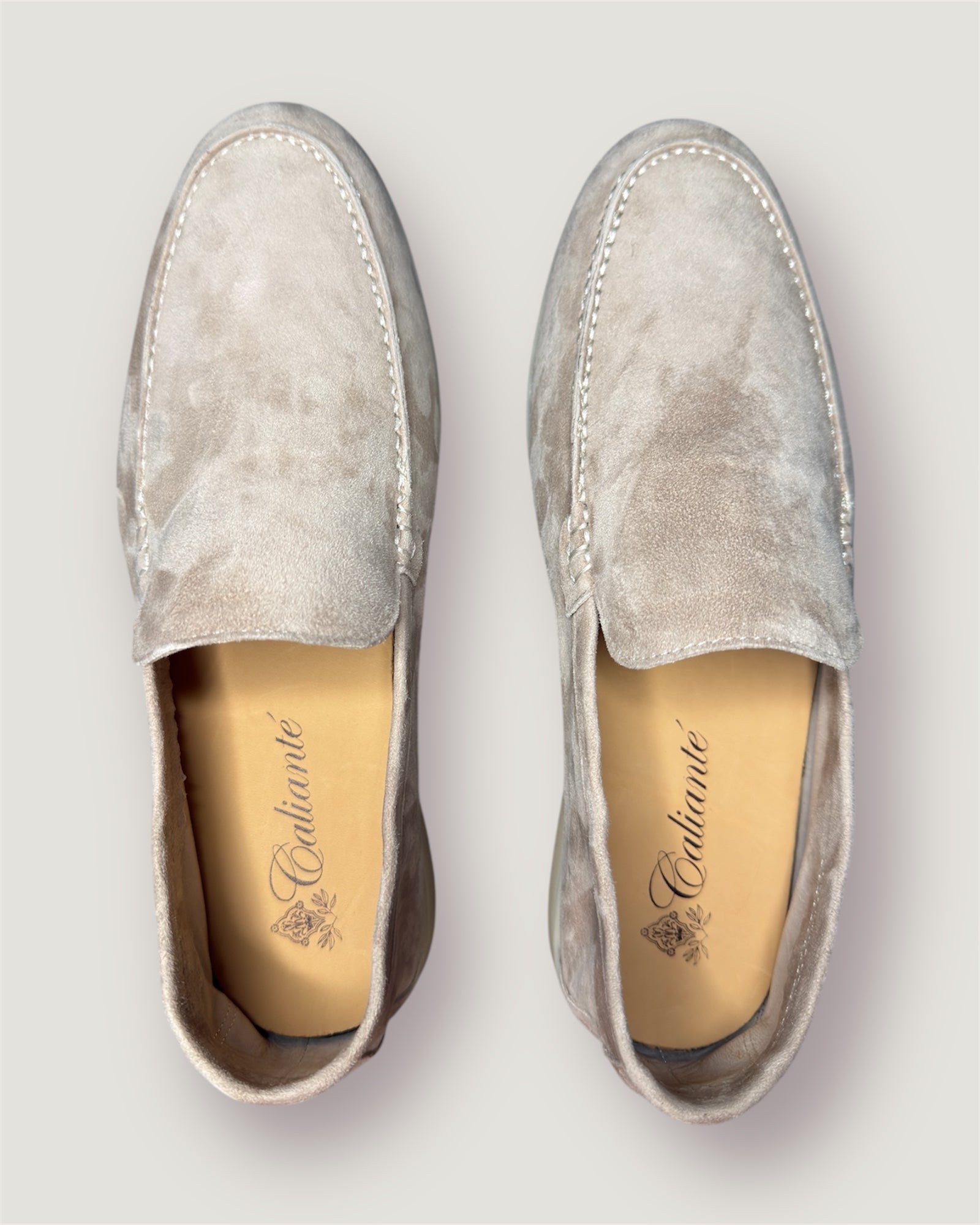 Klassischer Loafer Smooth Grey Herren