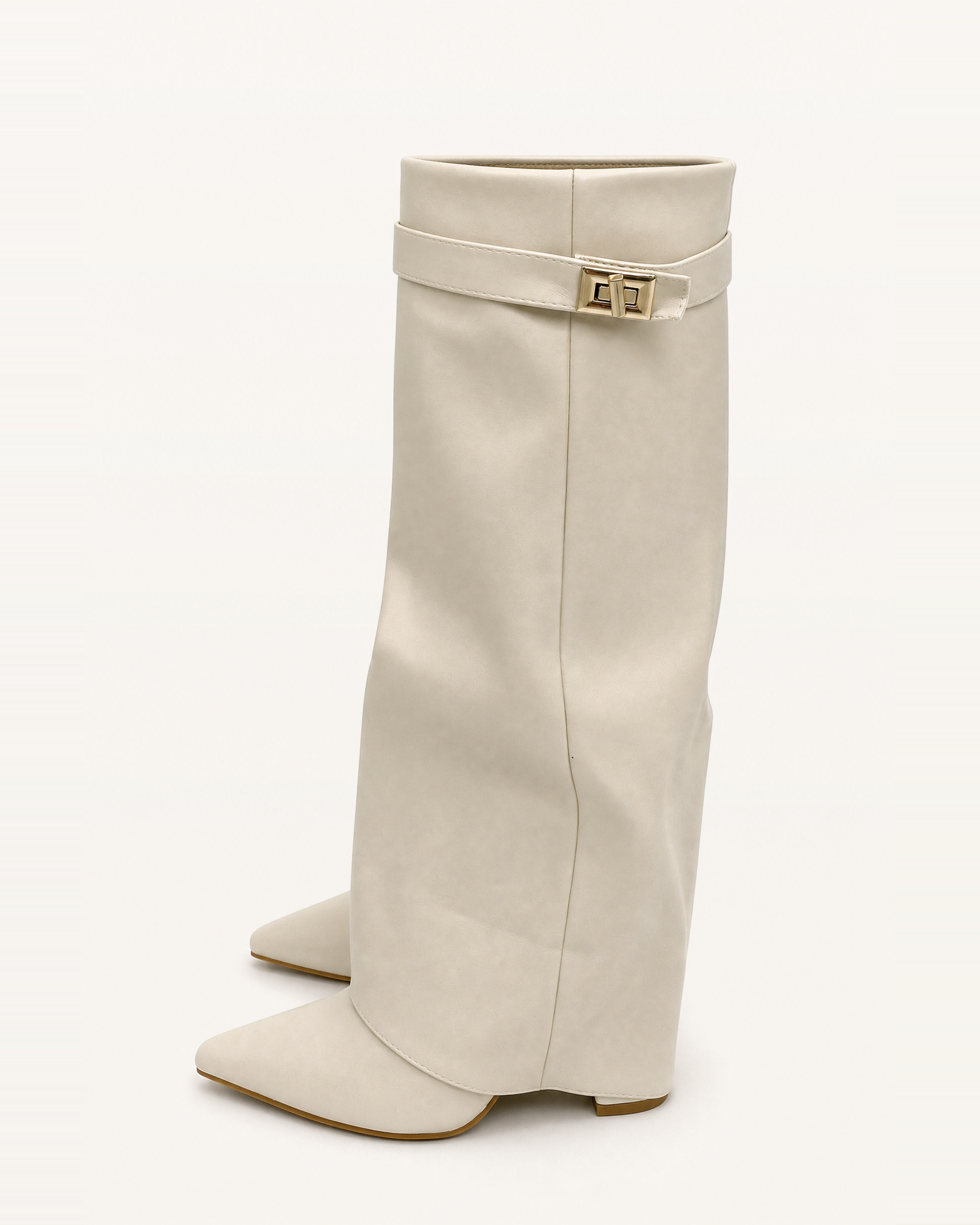 Caliante Shark Boots Kunstleder – Weiß