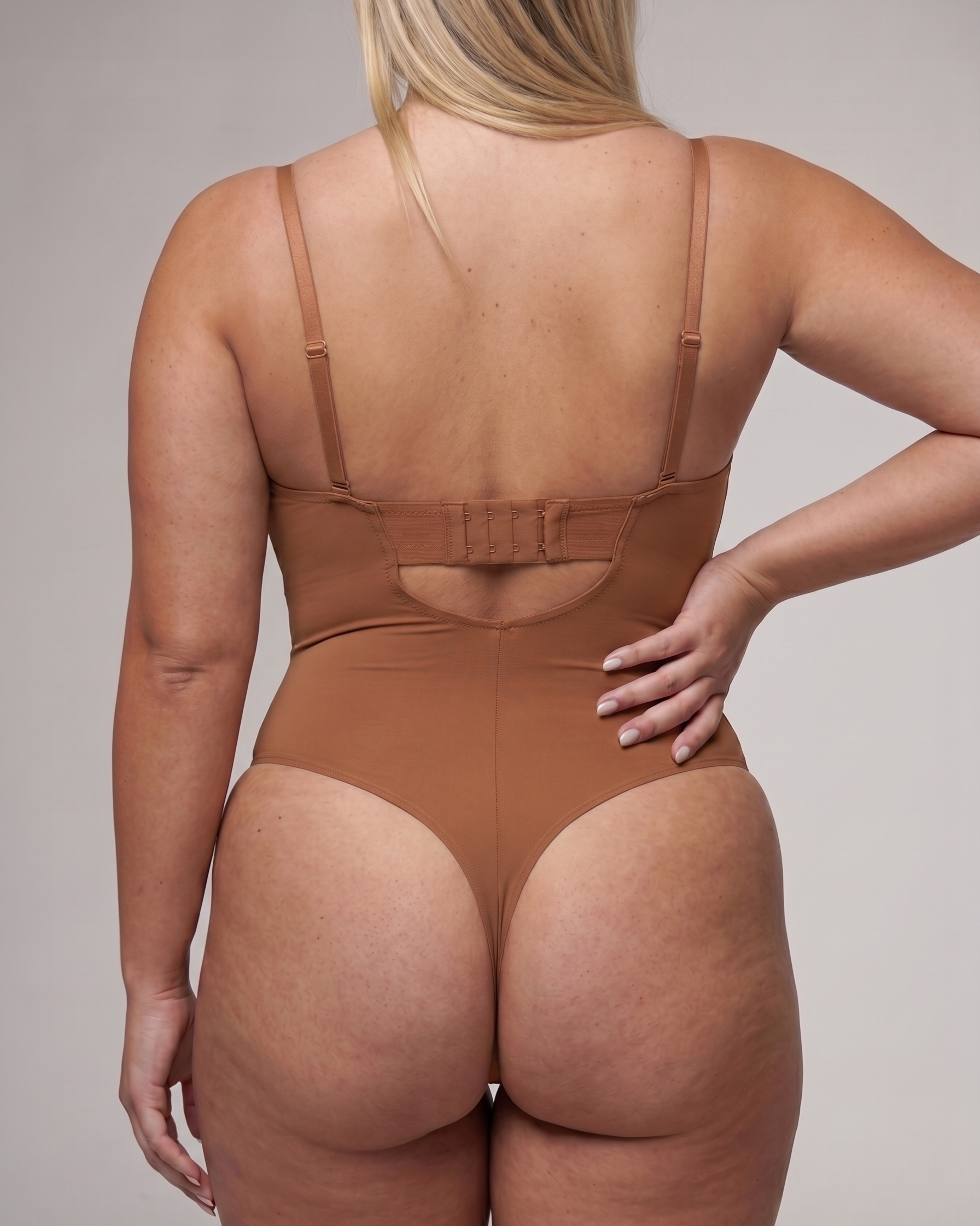 Underwire Push Up Bodysuit – Kaffeebraun