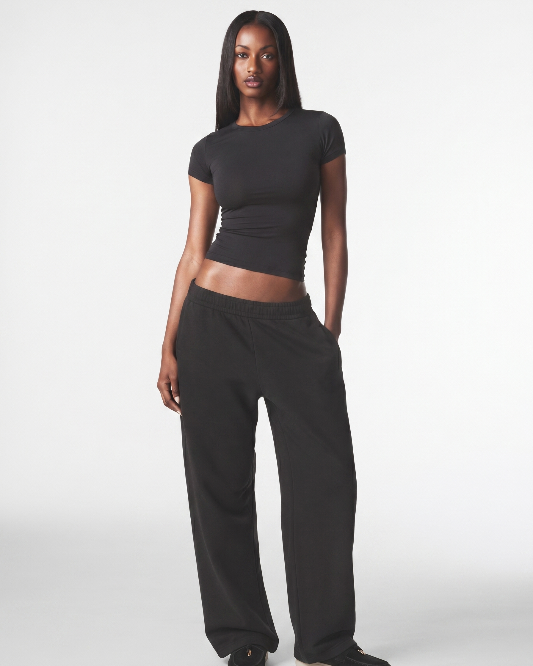 Daily Cotton T-Shirt – Schwarz