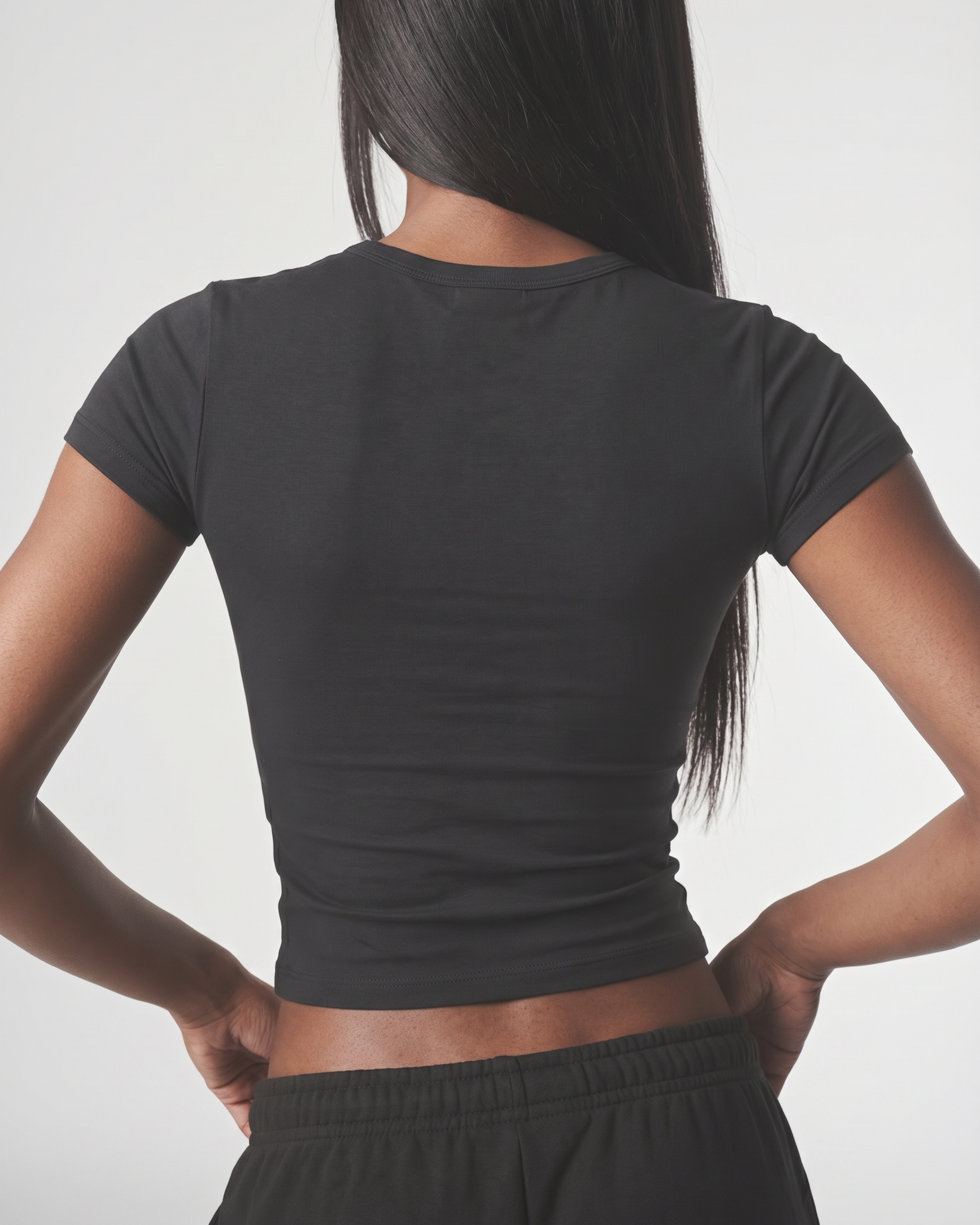 Daily Cotton T-Shirt – Schwarz