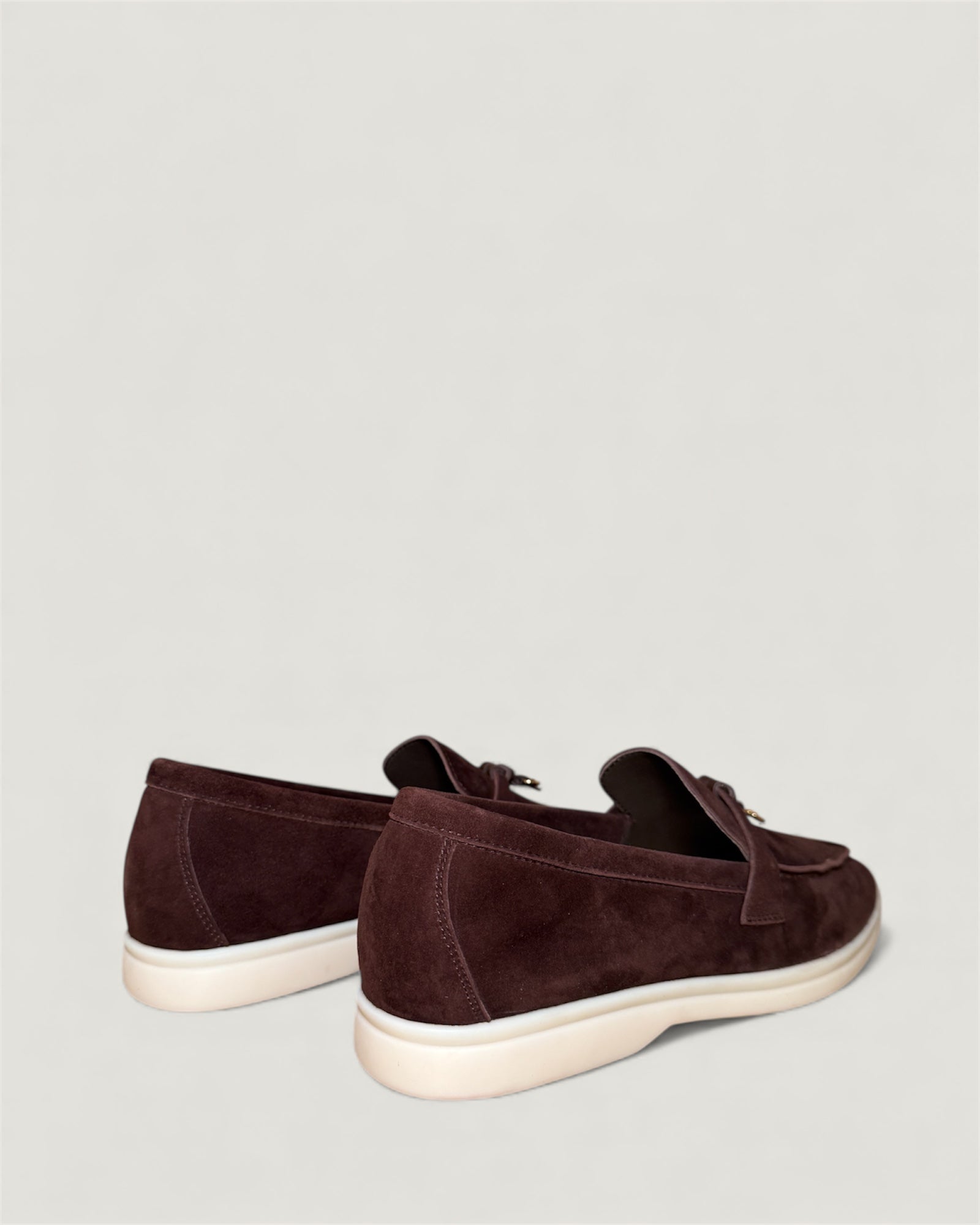 Klassische Amulett Loafer Damen - Espresso Braun