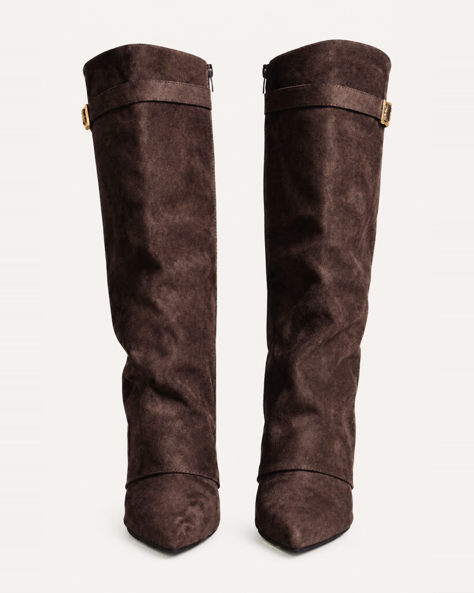 Caliante Shark Boots Kunstvelour – Chocolate