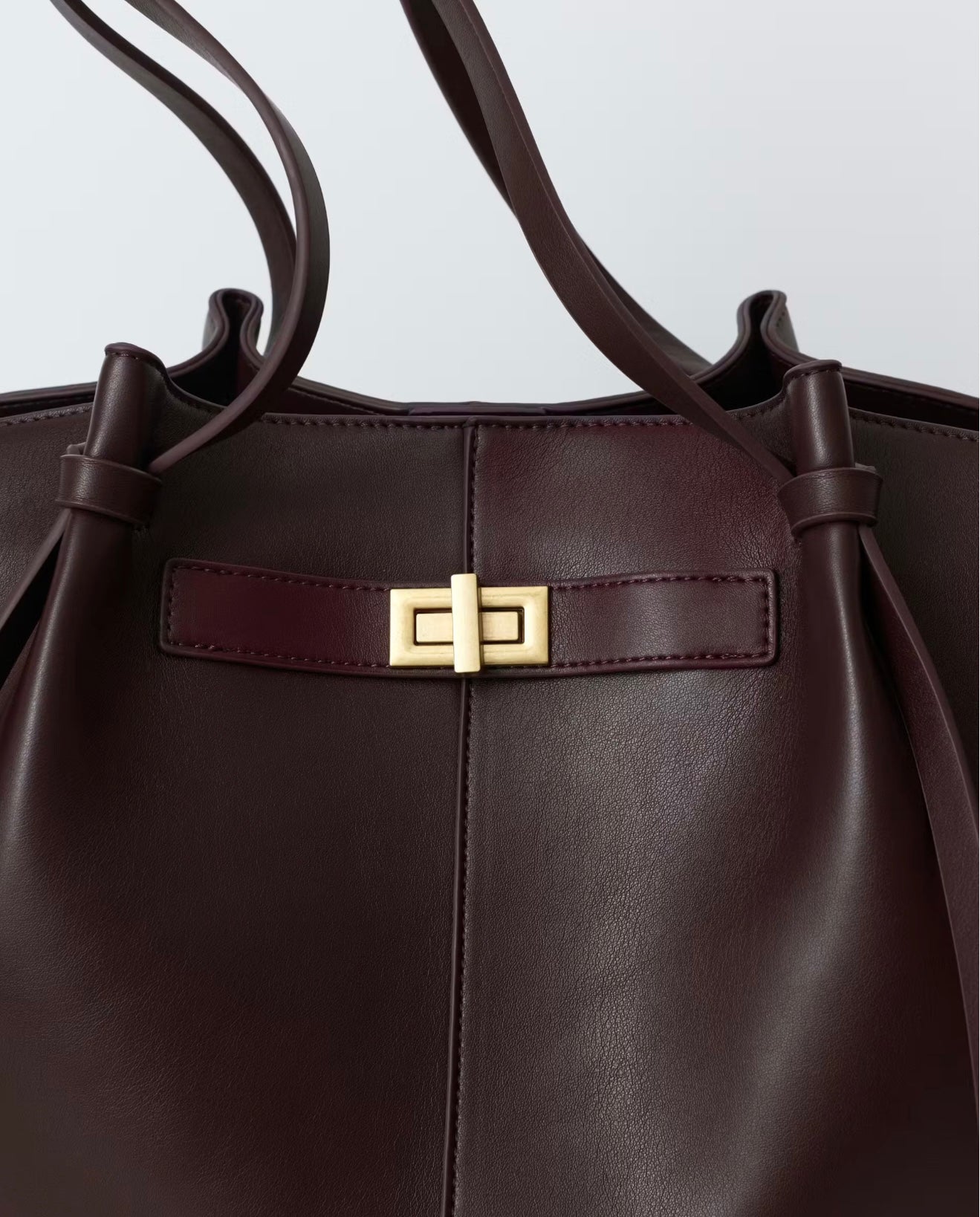 Uni Tasche mit langen Riemen
