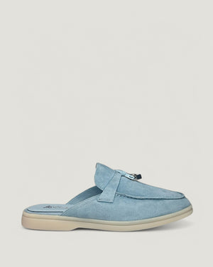 Boot Slipper Damen - Eis Blau