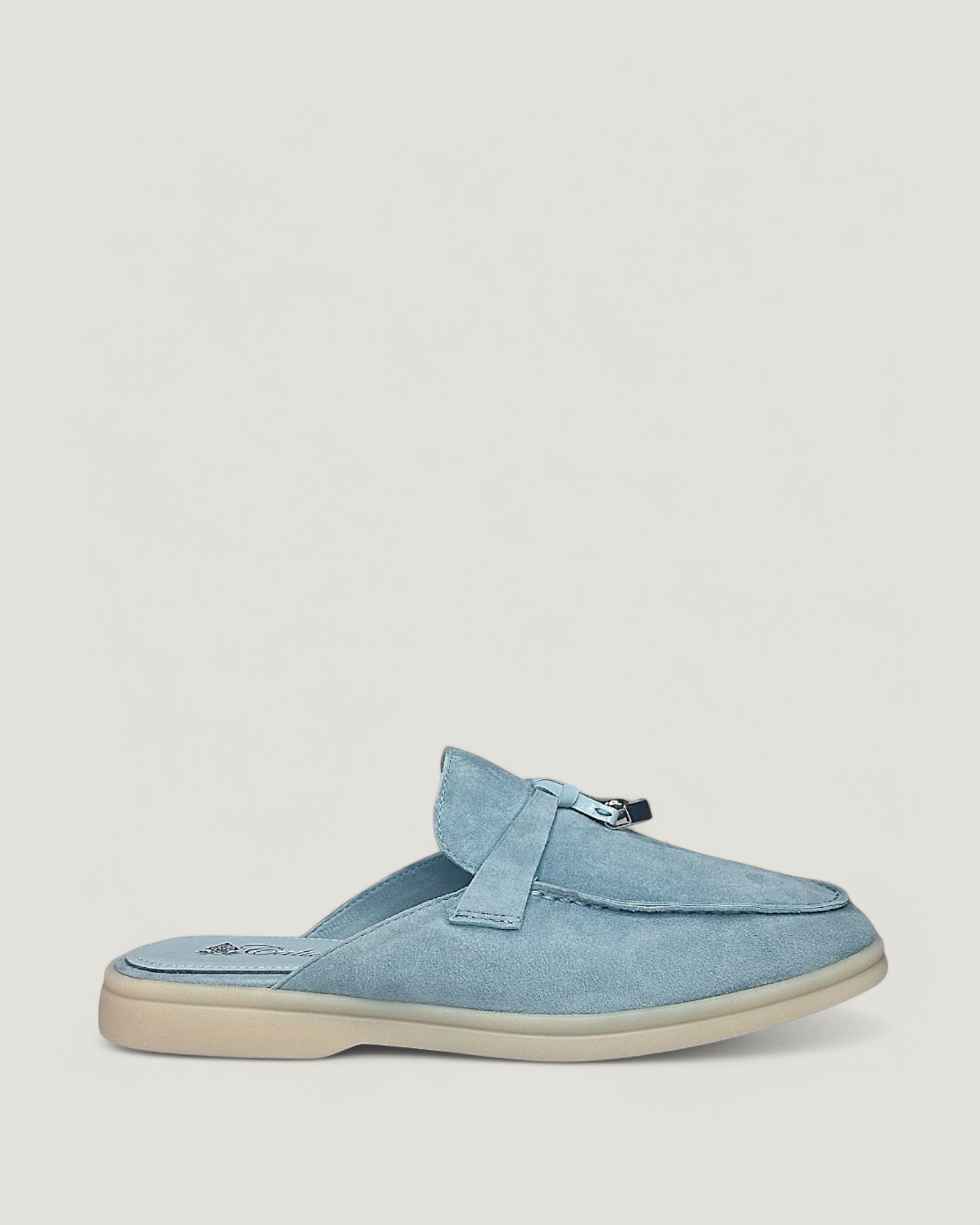 Boot Slipper Eis Blau Damen