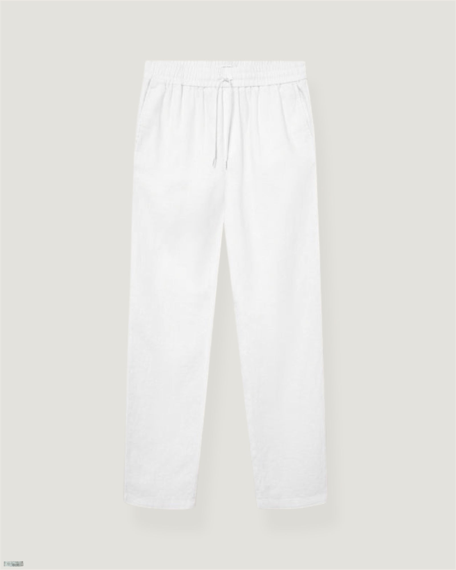Weiße Leinenhose