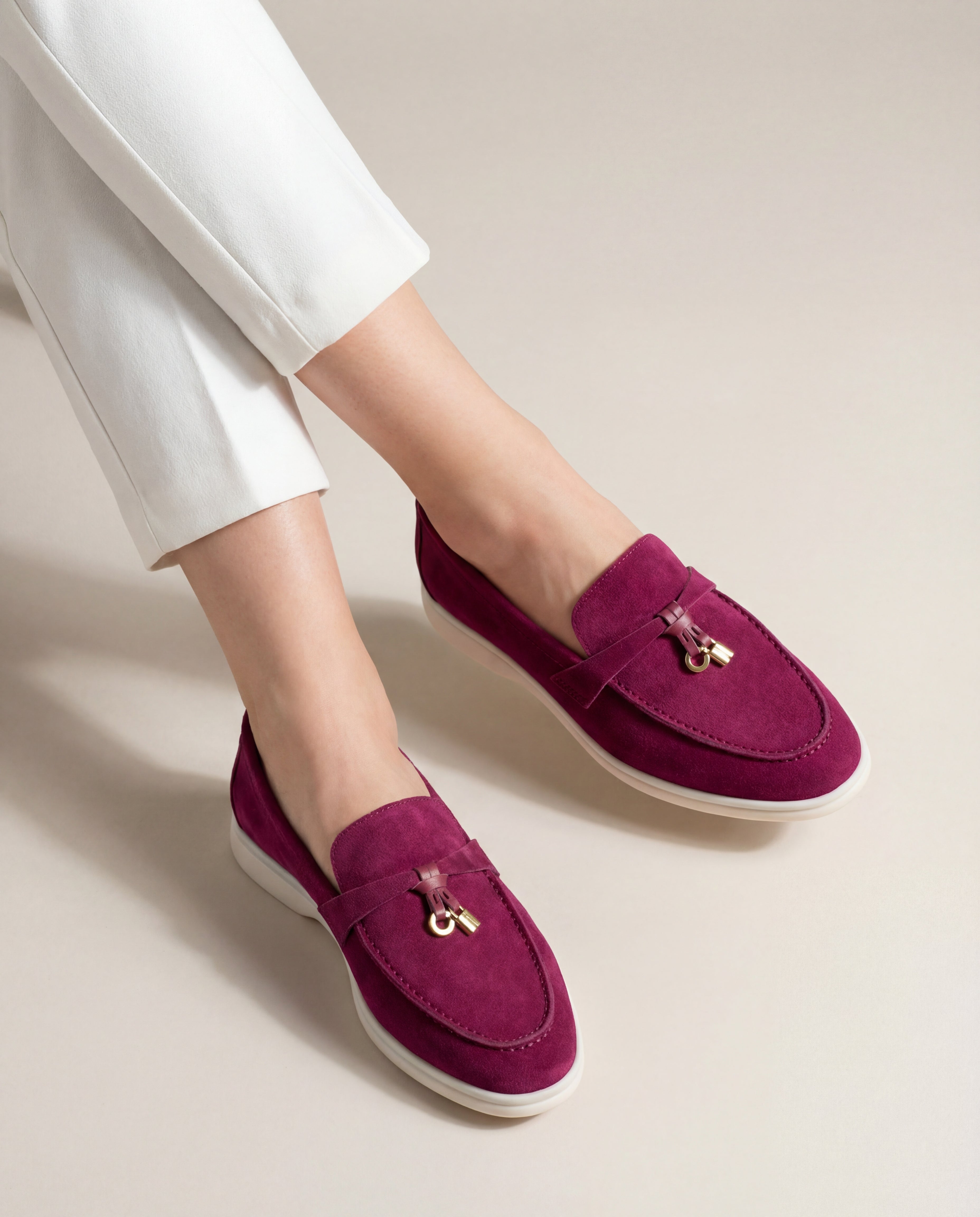 Classic Amulet Loafers Grey Women