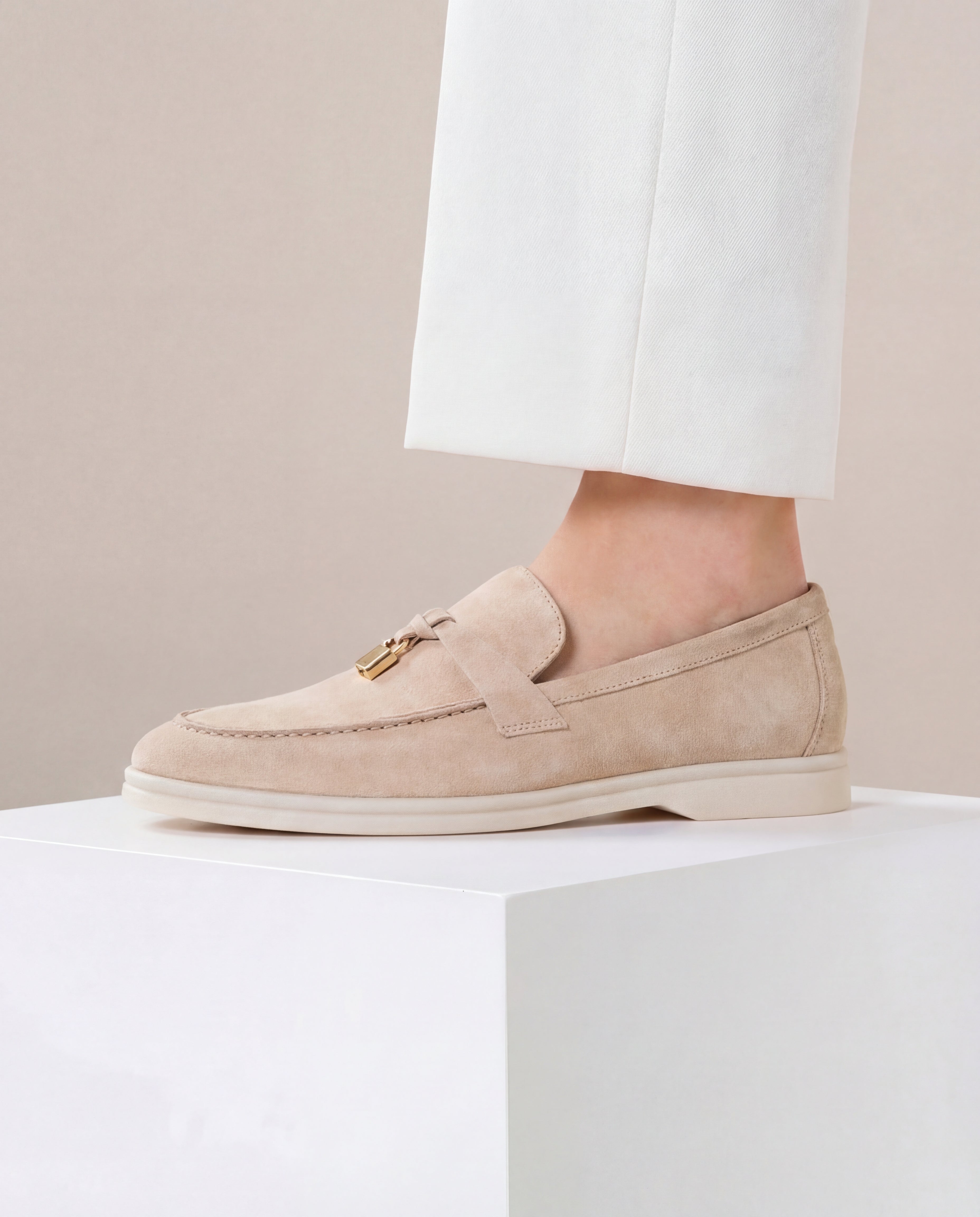 Classic Amulet Loafer for Women - Champagne Beige