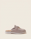 Boot Slipper Damen - Creme beige